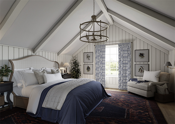 Gusta, Navy - Made to Measure Curtains - Image 7